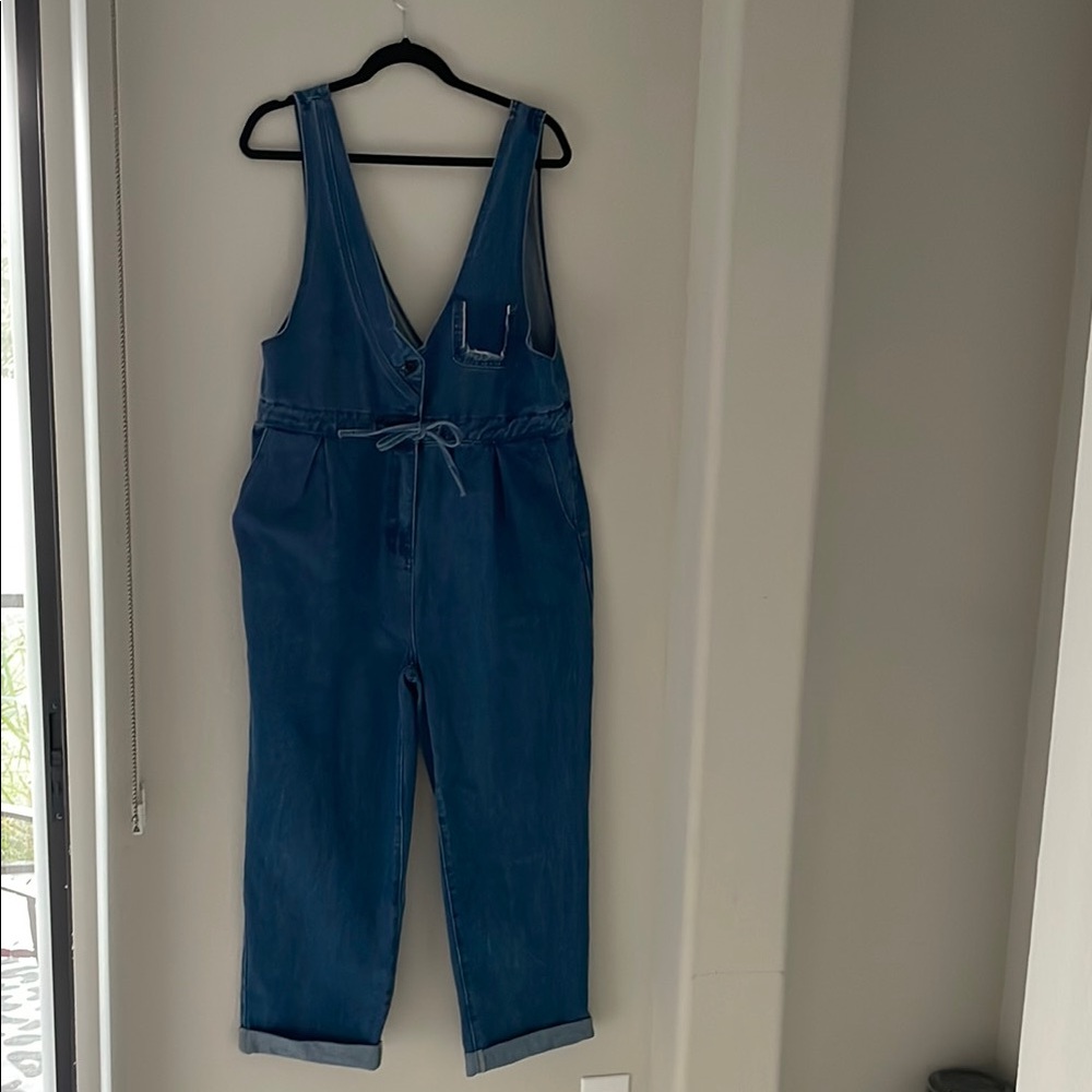 Classic Blue Denim Overalls Timeless Style
